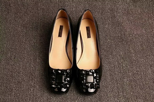 LV Shallow mouth Block heel Shoes Women--010